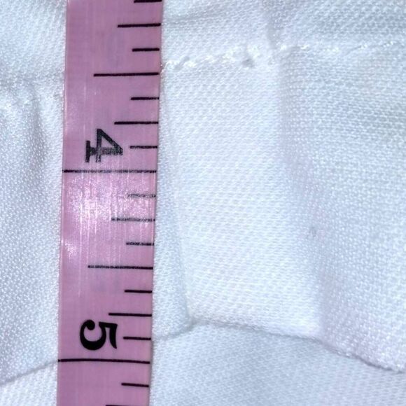 Aritzia Wilfed Womens Shorts Sz 12 White Sail Linen Short Elastic Tie Classicore - Picture 9 of 11